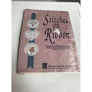 Stitches On Ribbon Baby Counted Cross Stitch Kit #7203 Designs For The Needle